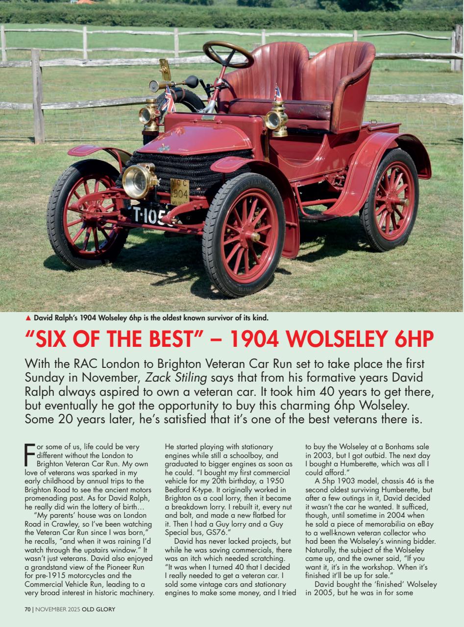 Old Glory Magazine Preview Pages