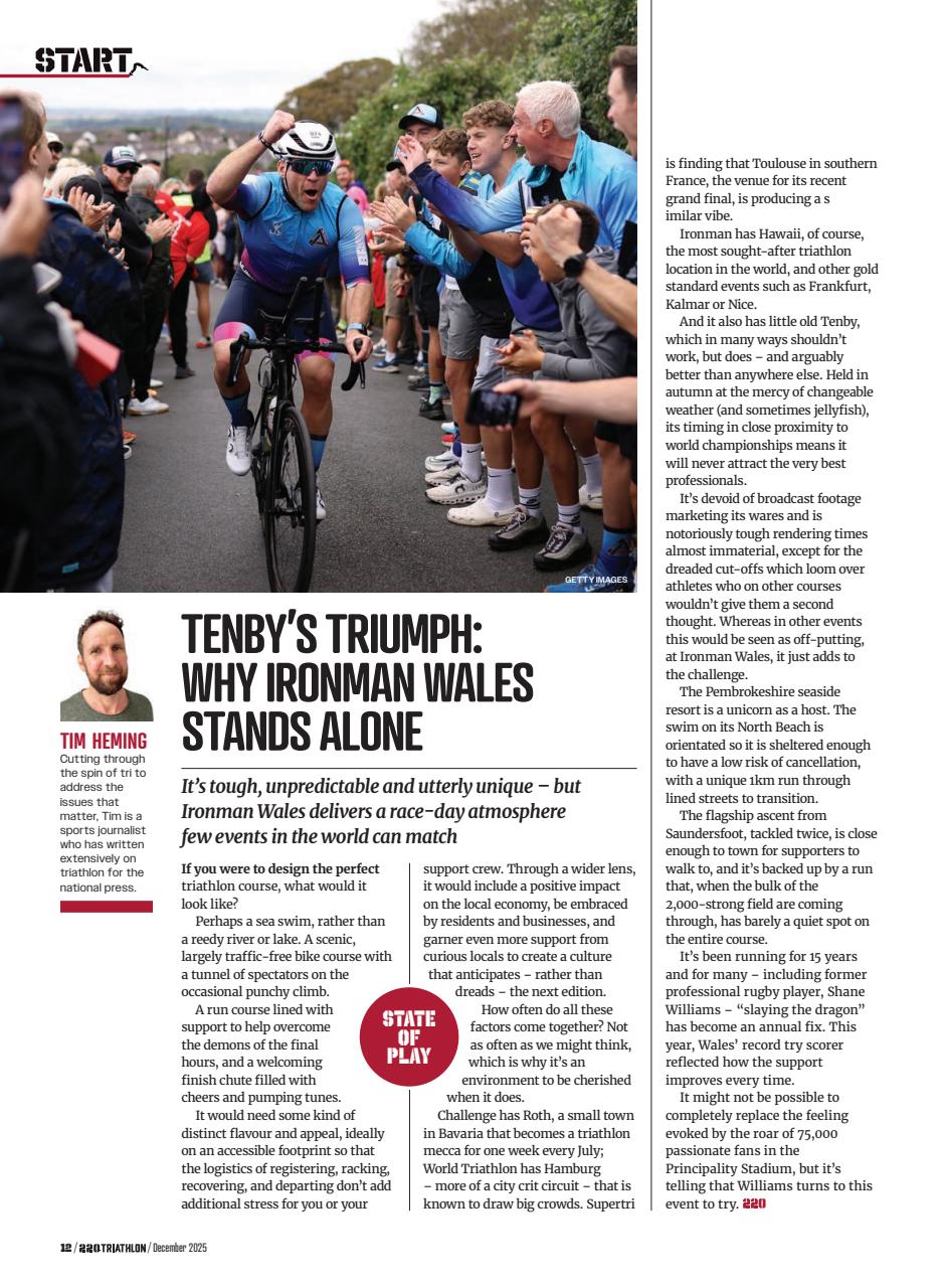 220 Triathlon Magazine Preview Pages