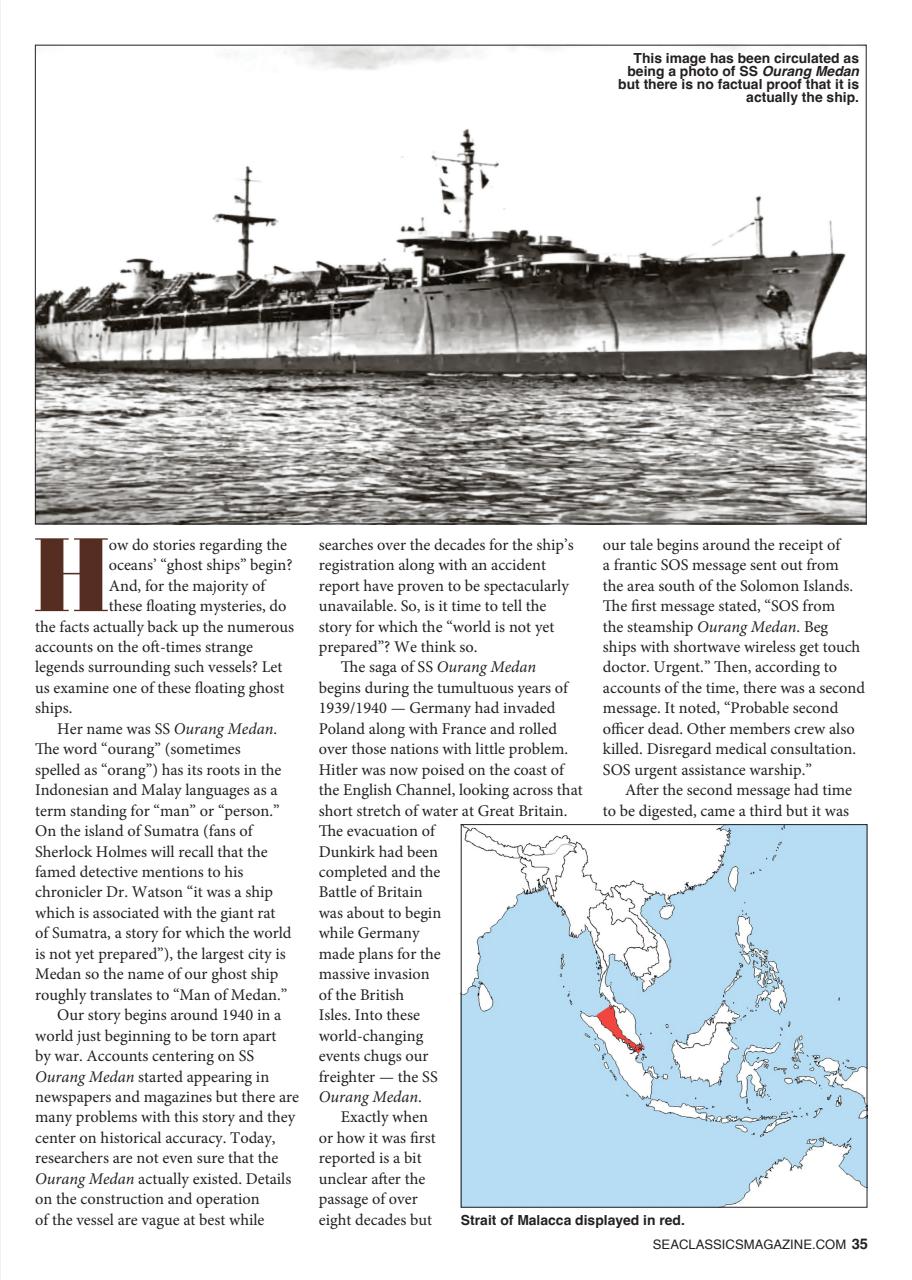 Sea Classics - Where History Sets Sail Preview Pages