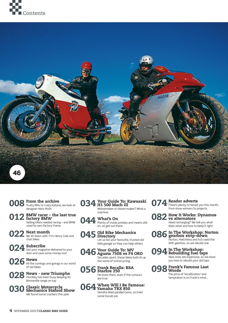 Classic Bike Guide Preview Pages