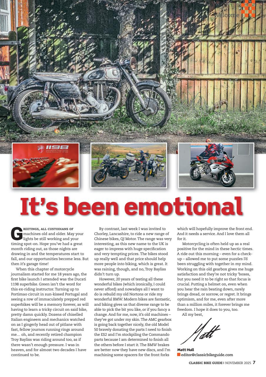 Classic Bike Guide Preview Pages