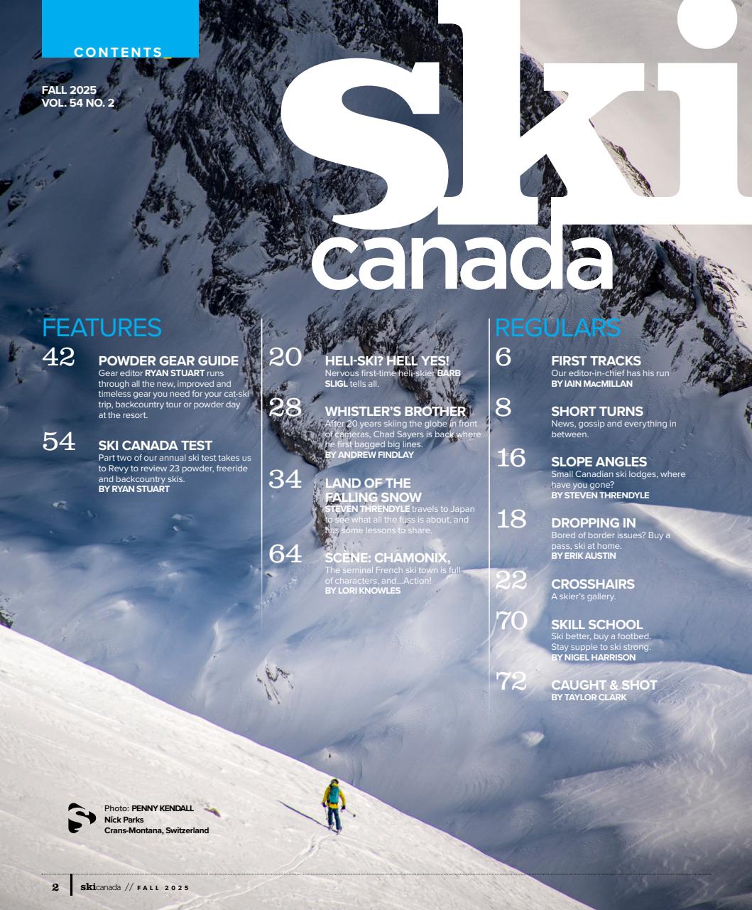 Ski Canada Preview Pages