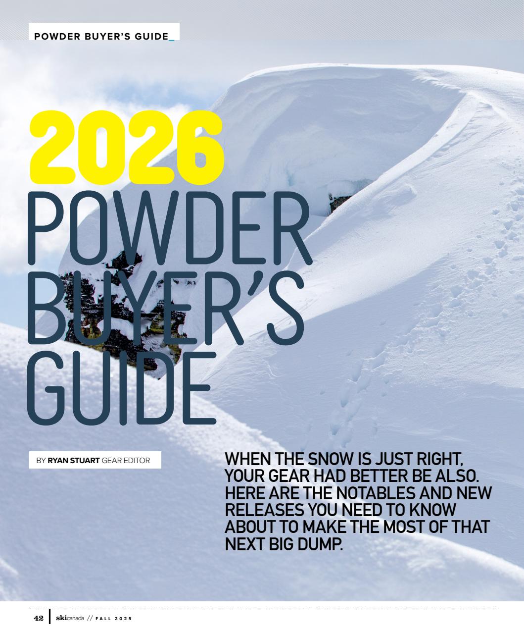Ski Canada Preview Pages