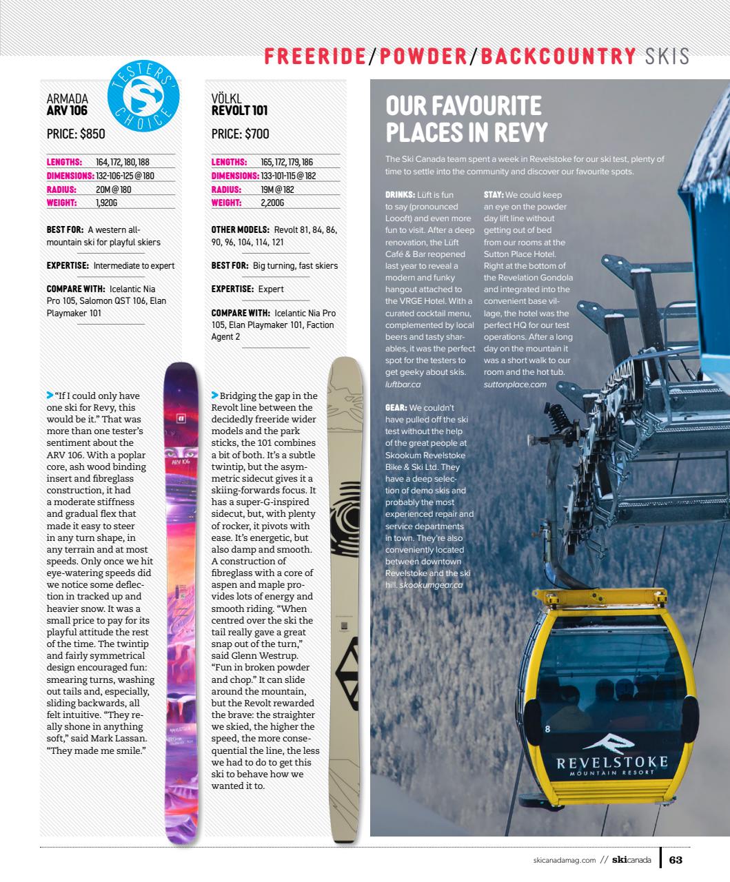 Ski Canada Preview Pages