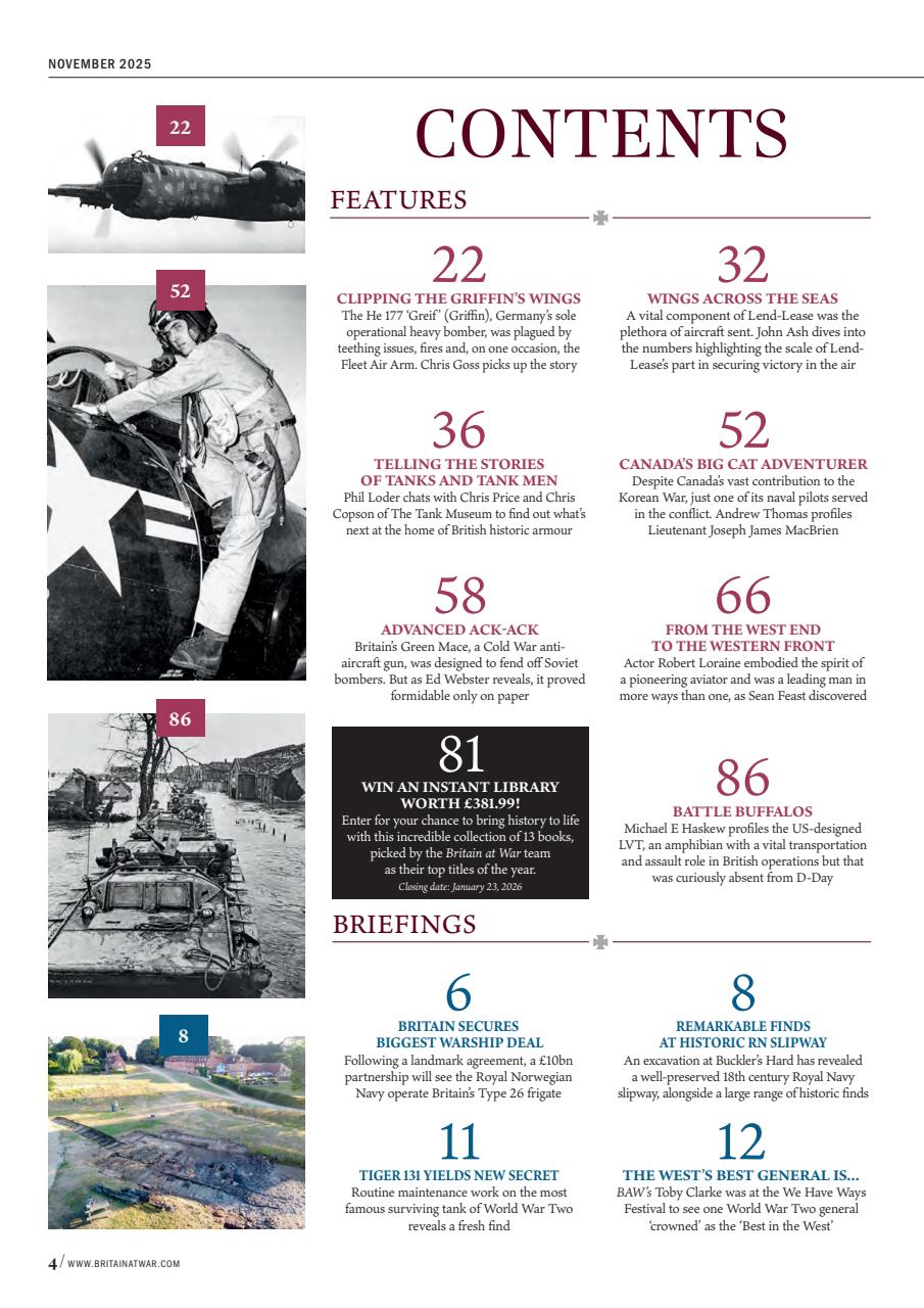 Britain at War Magazine Preview Pages