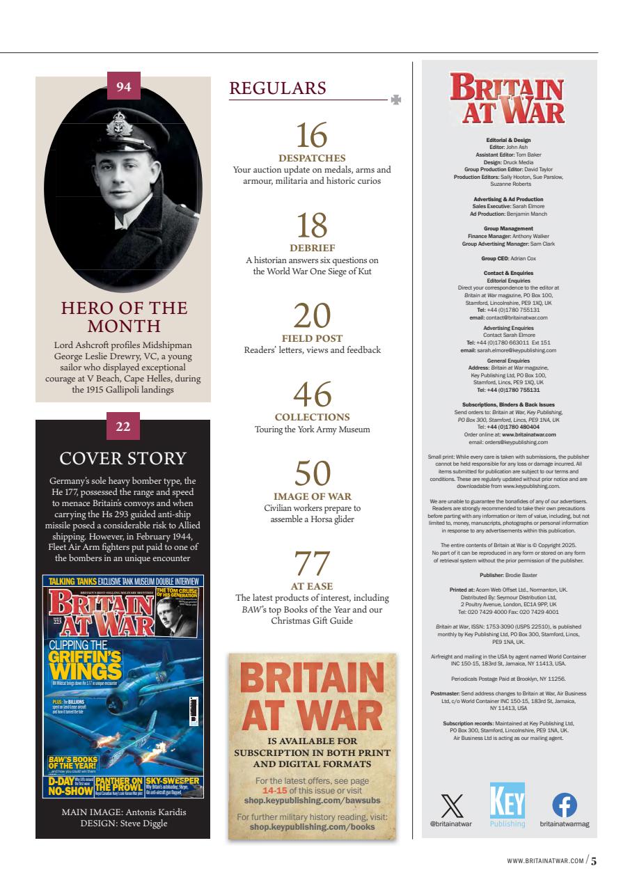 Britain at War Magazine Preview Pages