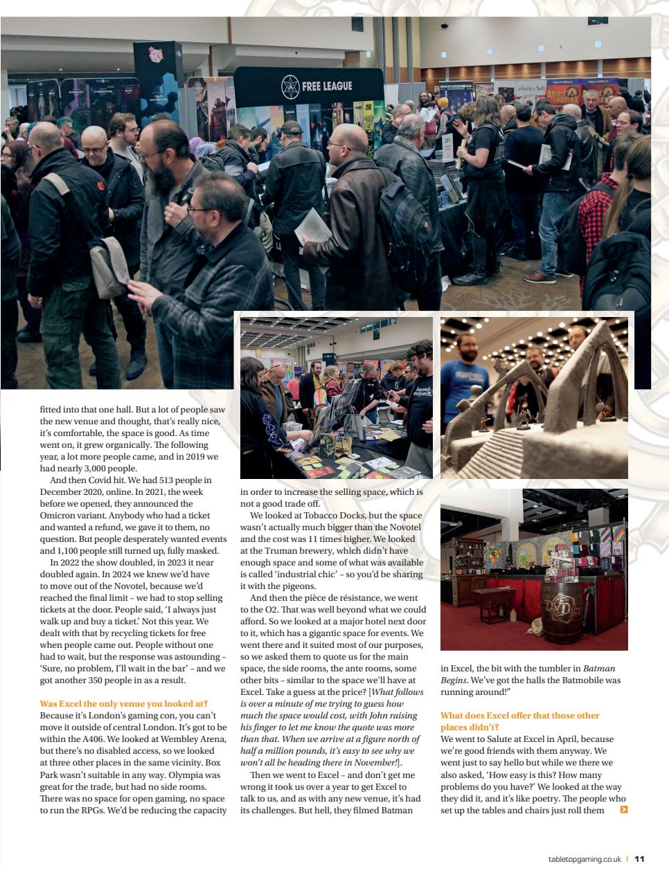 Tabletop Gaming Preview Pages