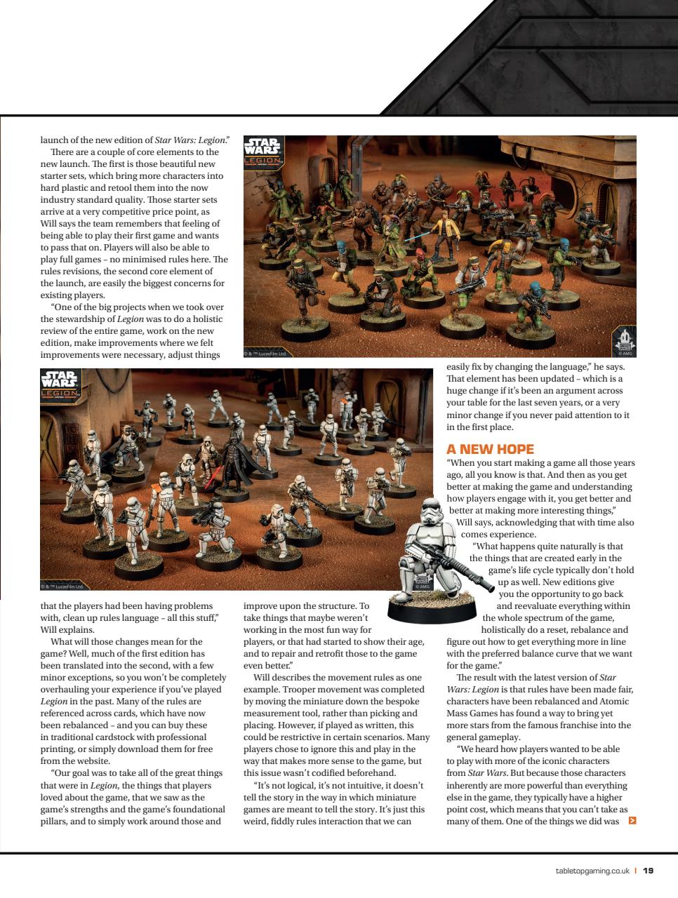 Tabletop Gaming Preview Pages