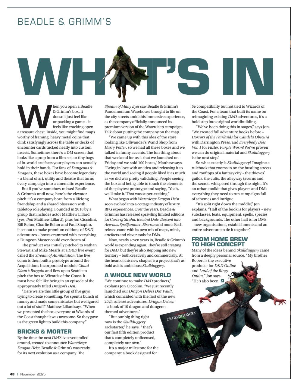 Tabletop Gaming Preview Pages