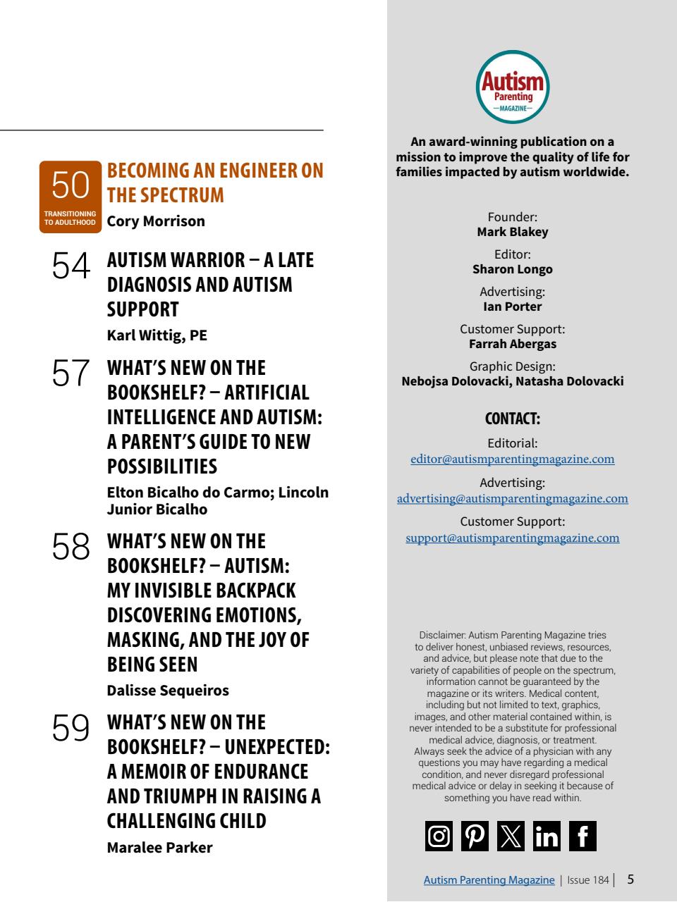 Autism Parenting Preview Pages