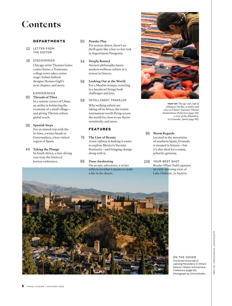 Travel + Leisure Preview Pages