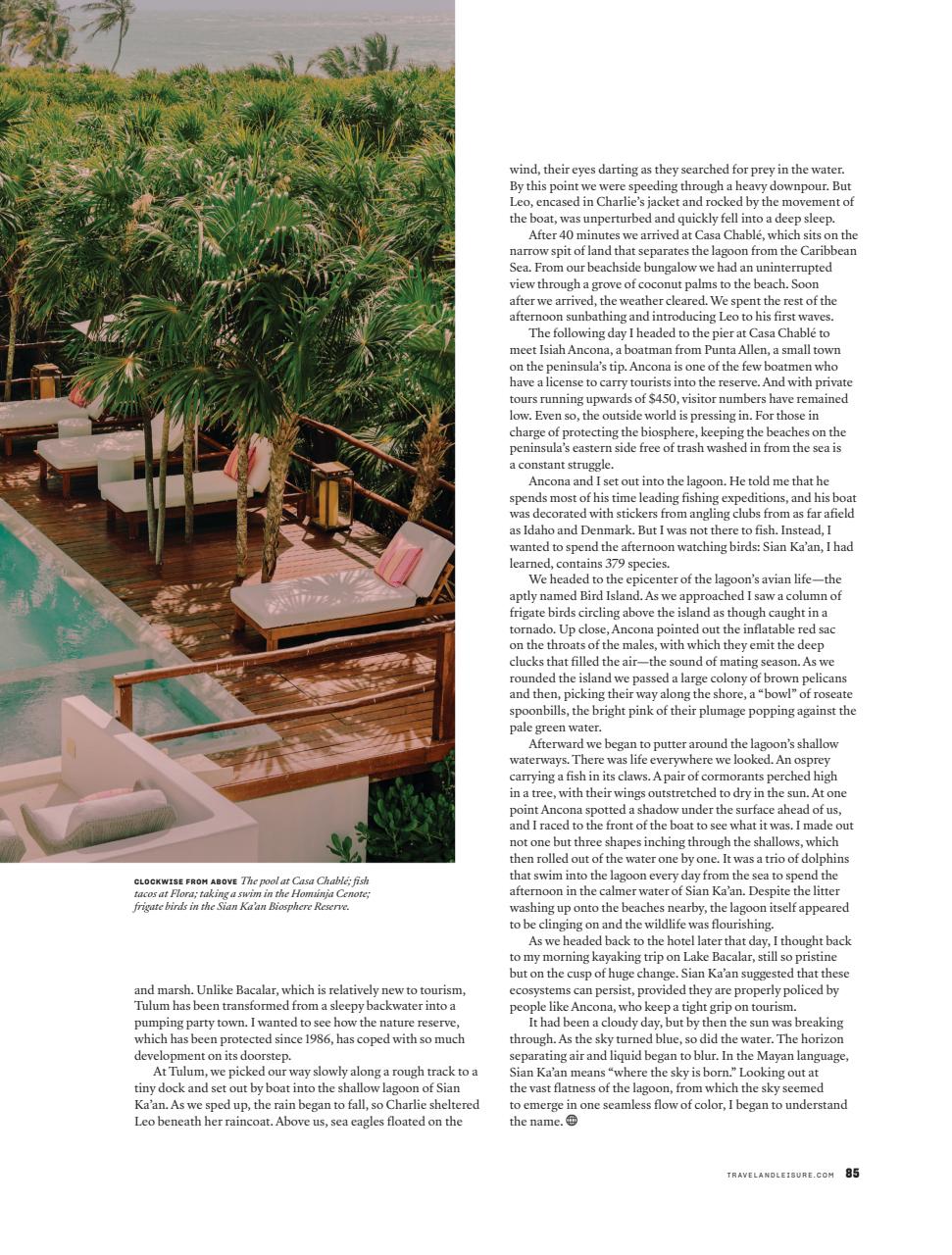 Travel + Leisure Preview Pages