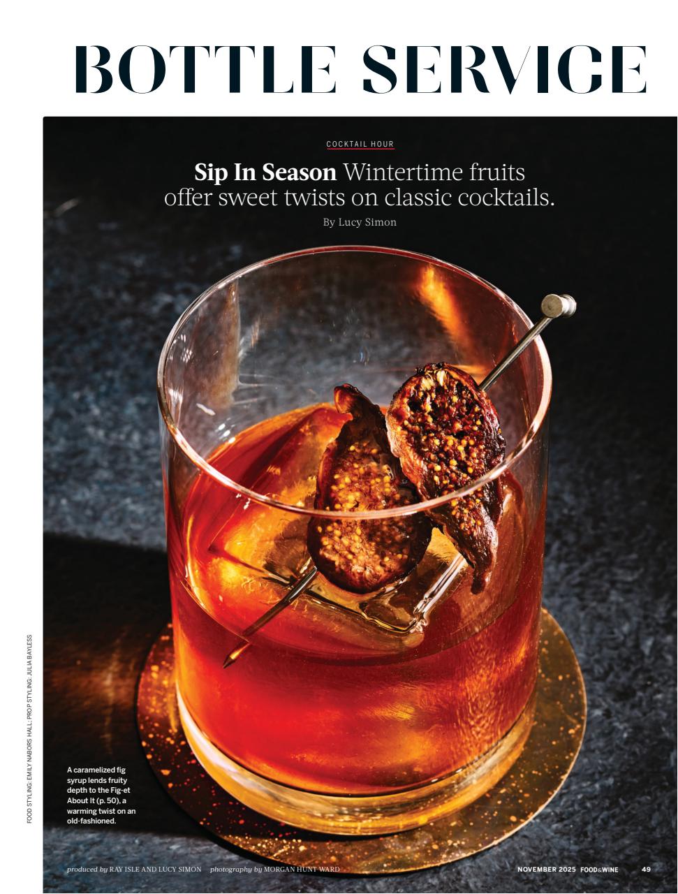 Food & Wine Preview Pages