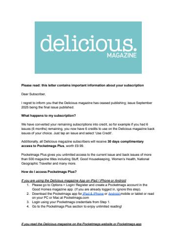 delicious. Magazine issue 