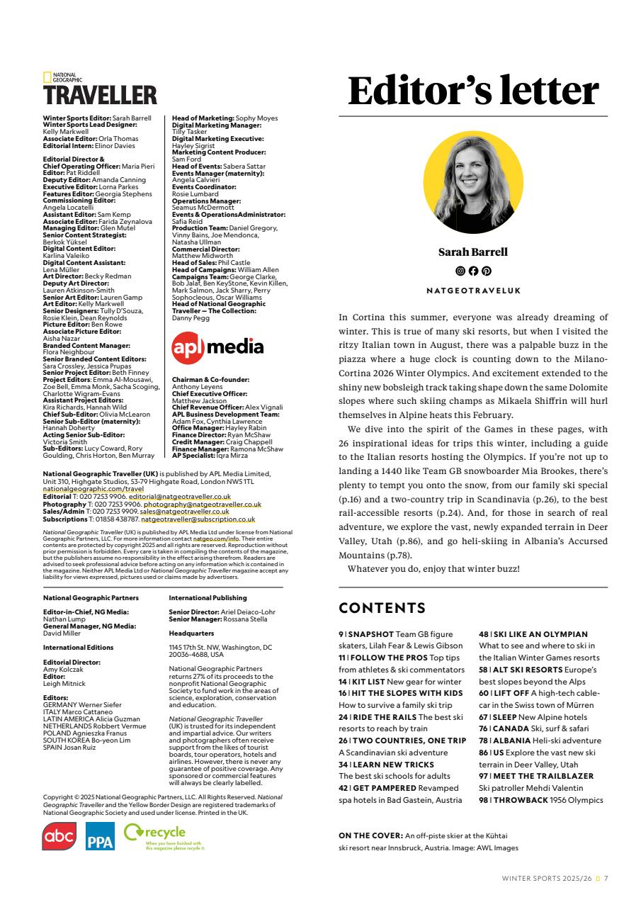 National Geographic Traveller UK Preview Pages