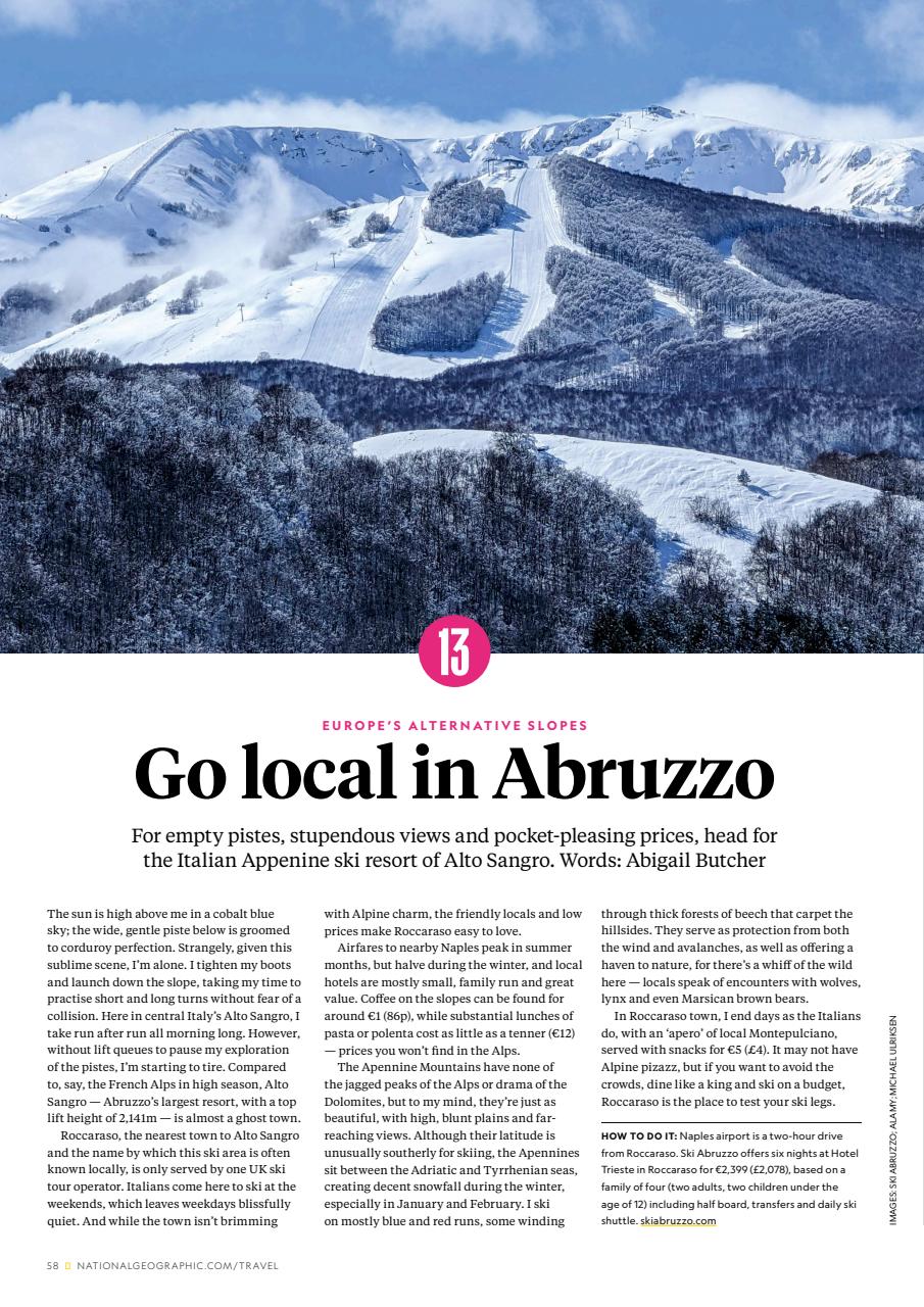 National Geographic Traveller UK Preview Pages