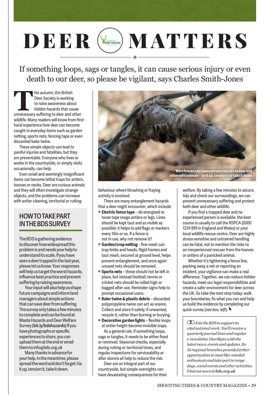 Shooting Times & Country Preview Pages