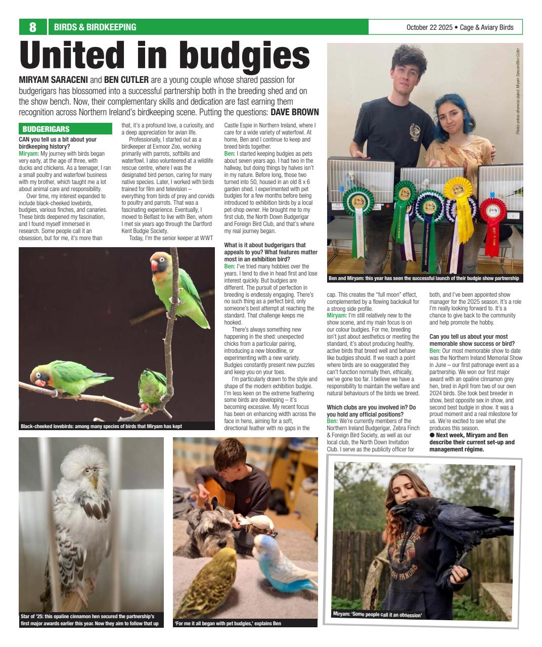 Cage & Aviary Birds Preview Pages