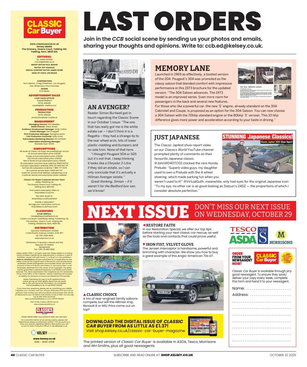 Classic Car Buyer Preview Pages