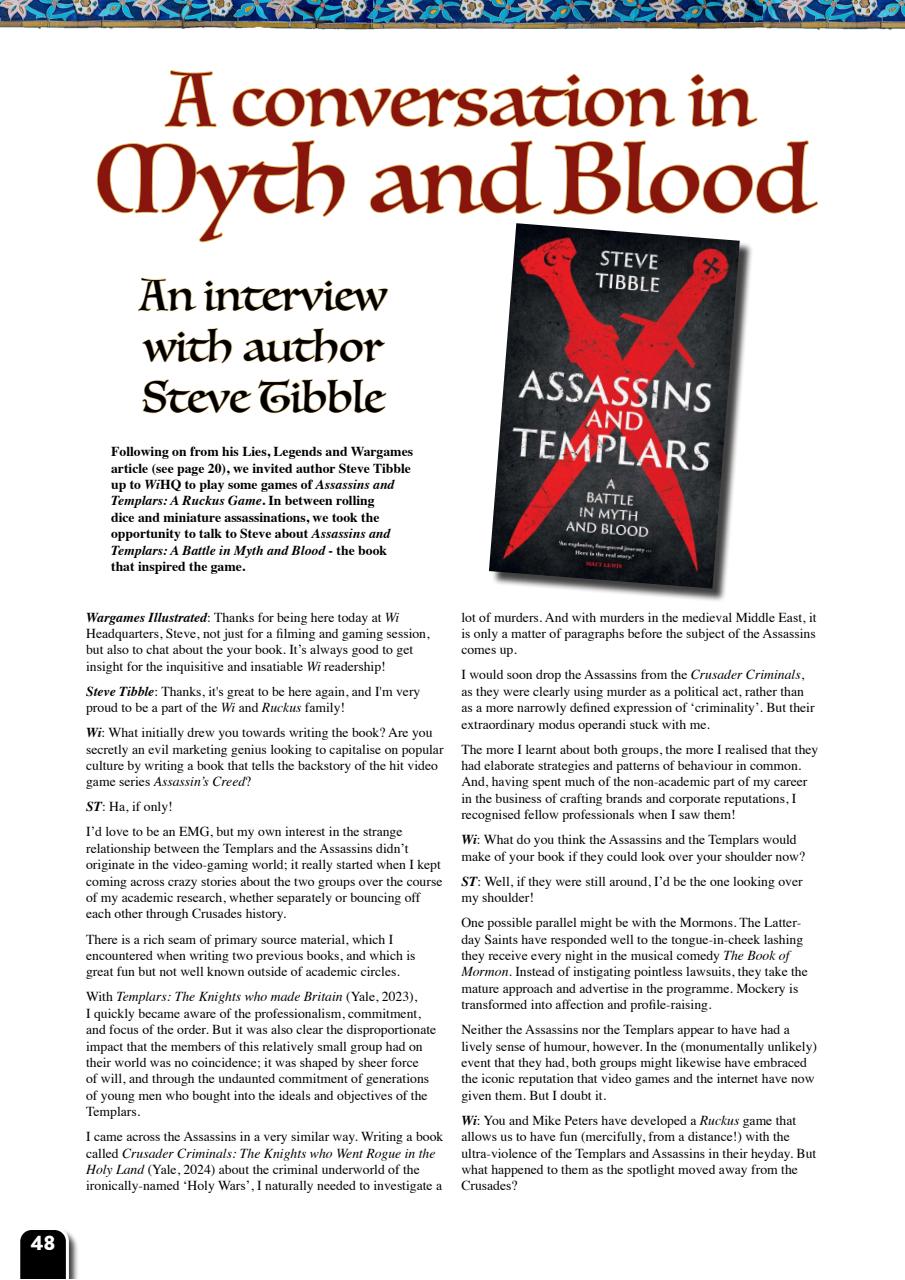 Wargames Illustrated Preview Pages