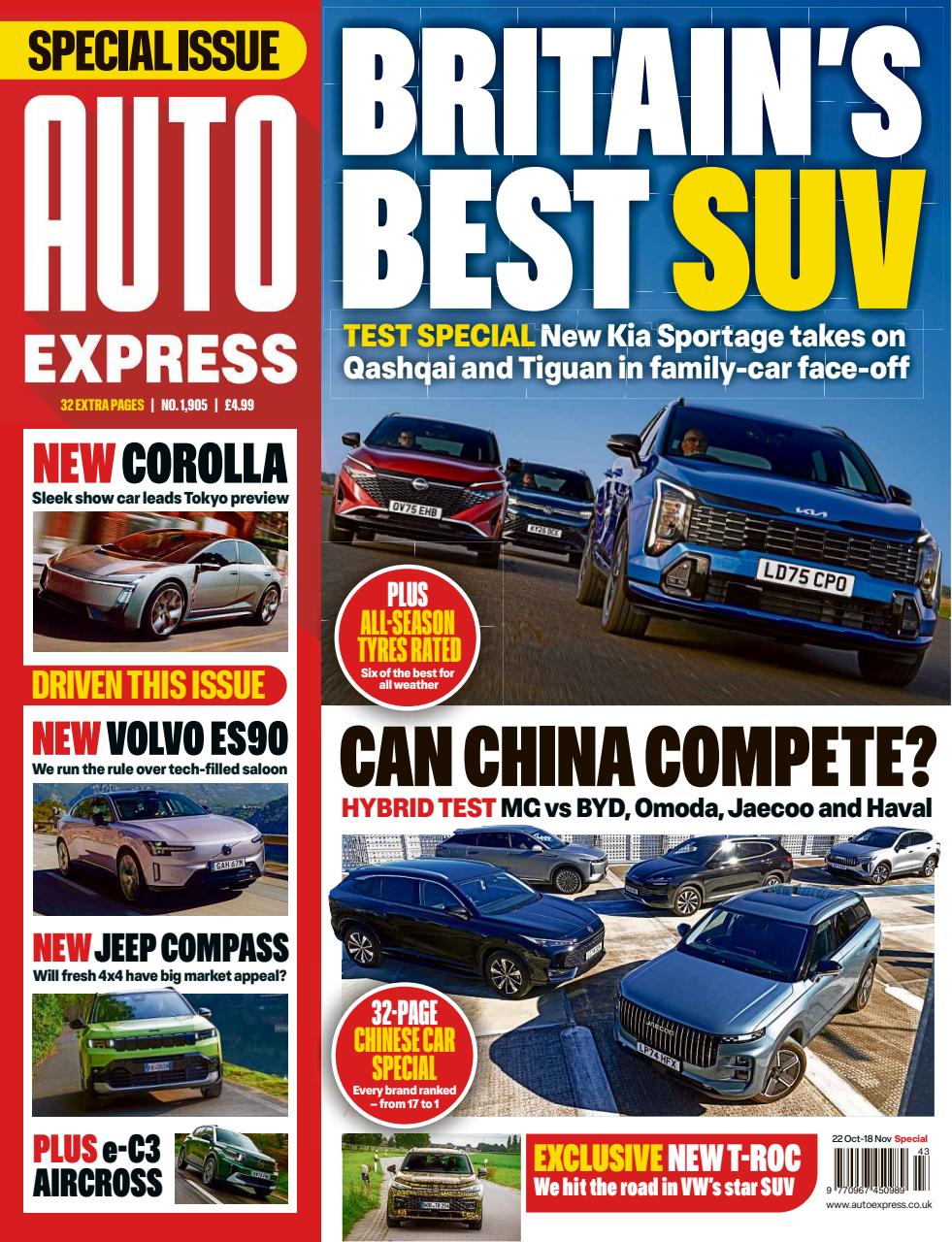 Auto Express Preview Pages