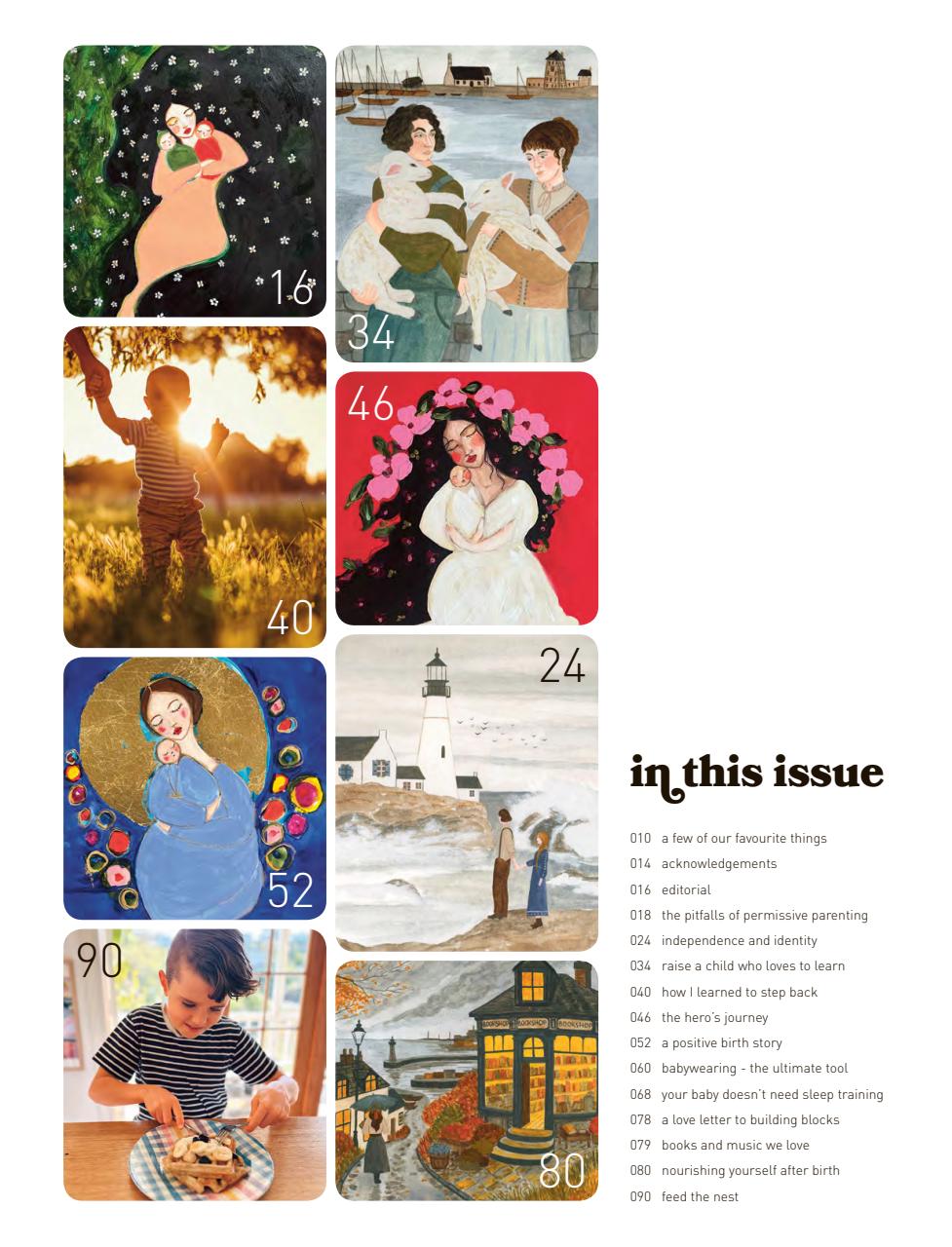 The Natural Parent Magazine Preview Pages