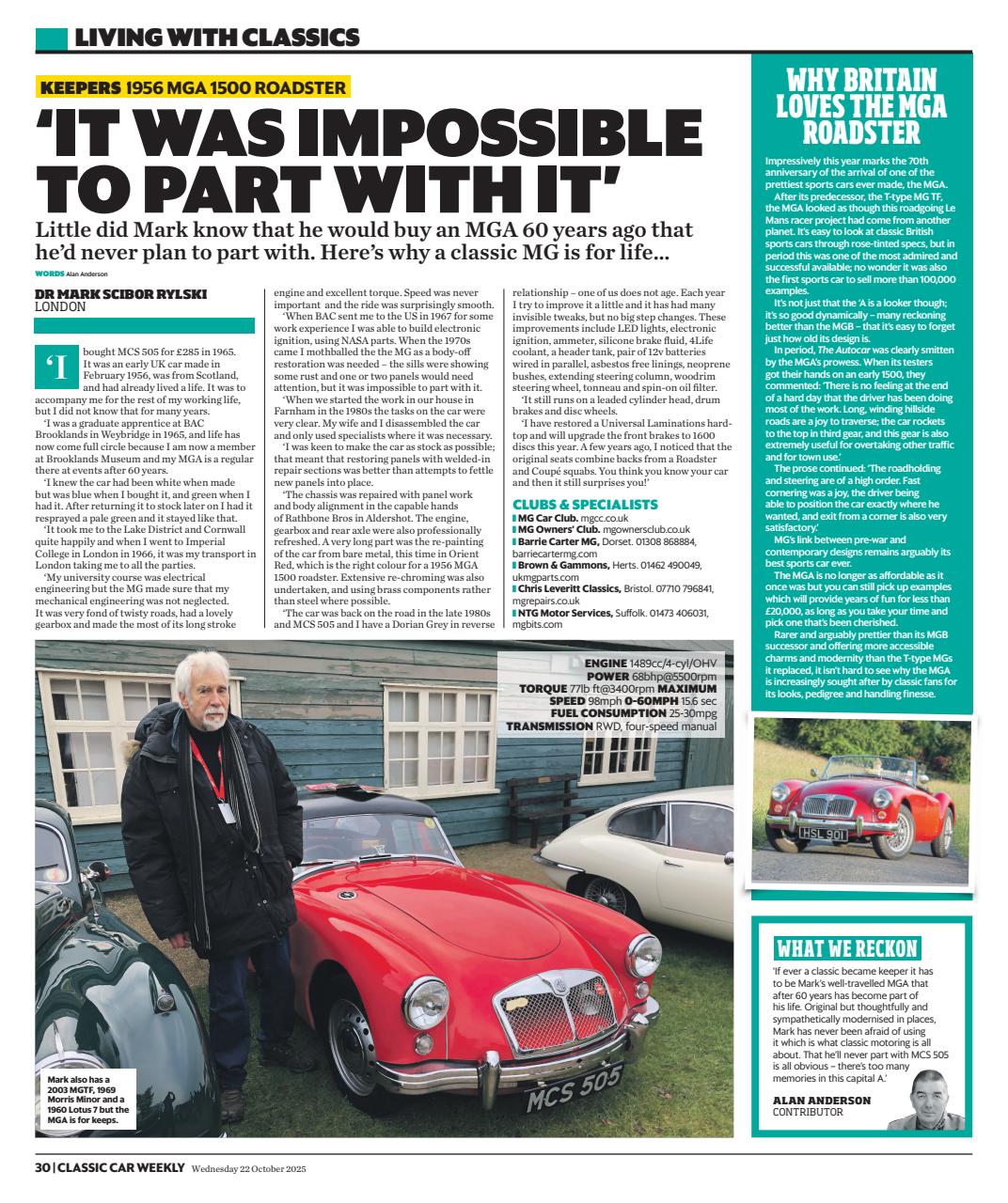 Classic Car Weekly Preview Pages