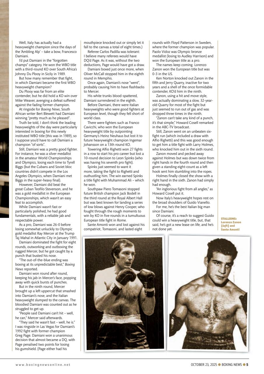 Boxing News Preview Pages