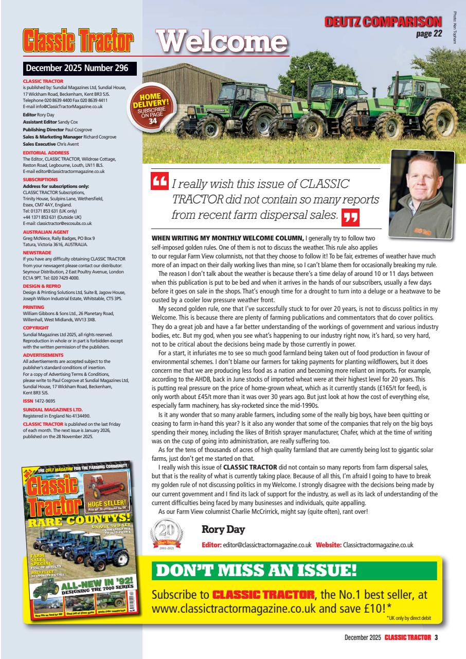 Classic Tractor Preview Pages