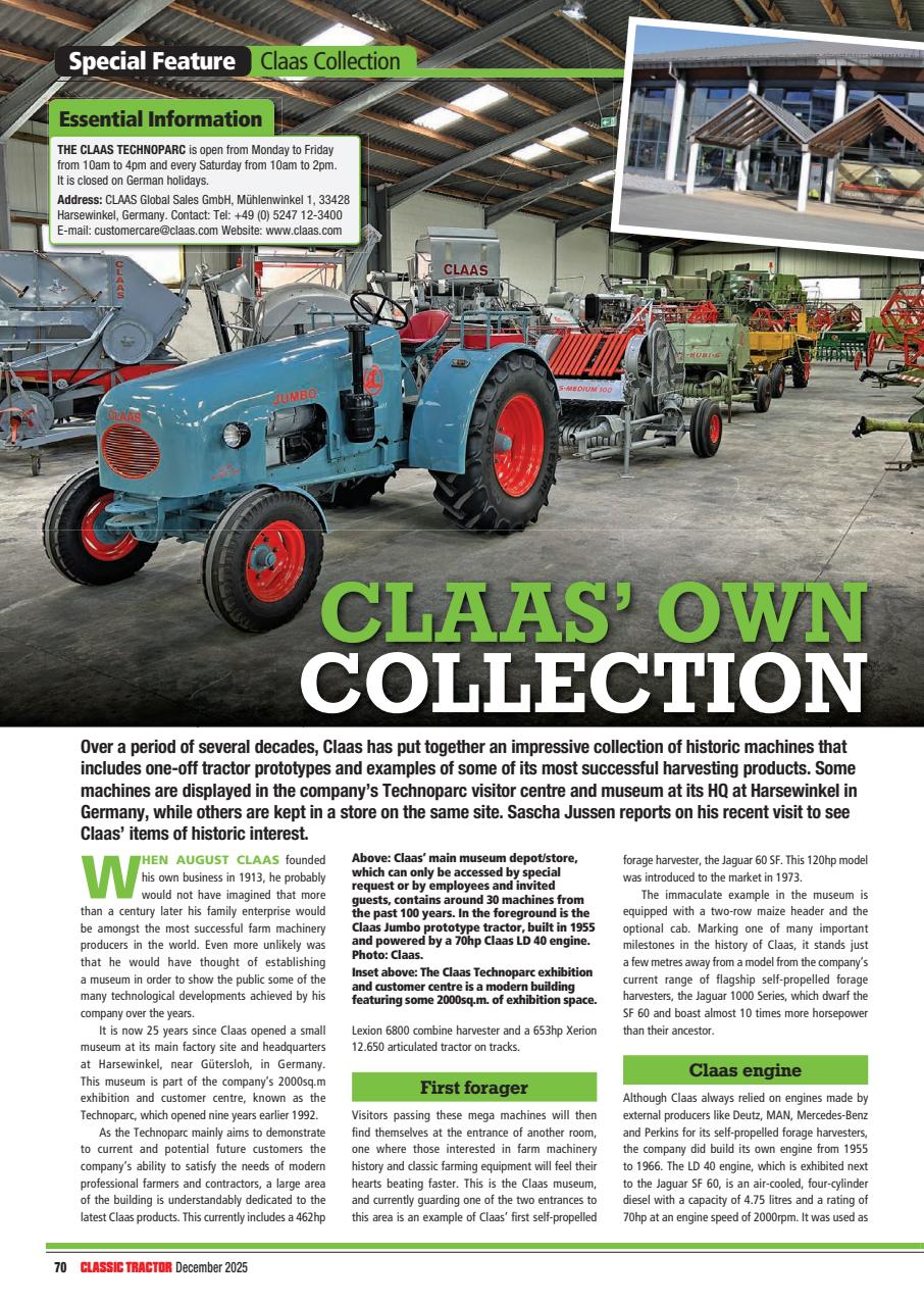 Classic Tractor Preview Pages