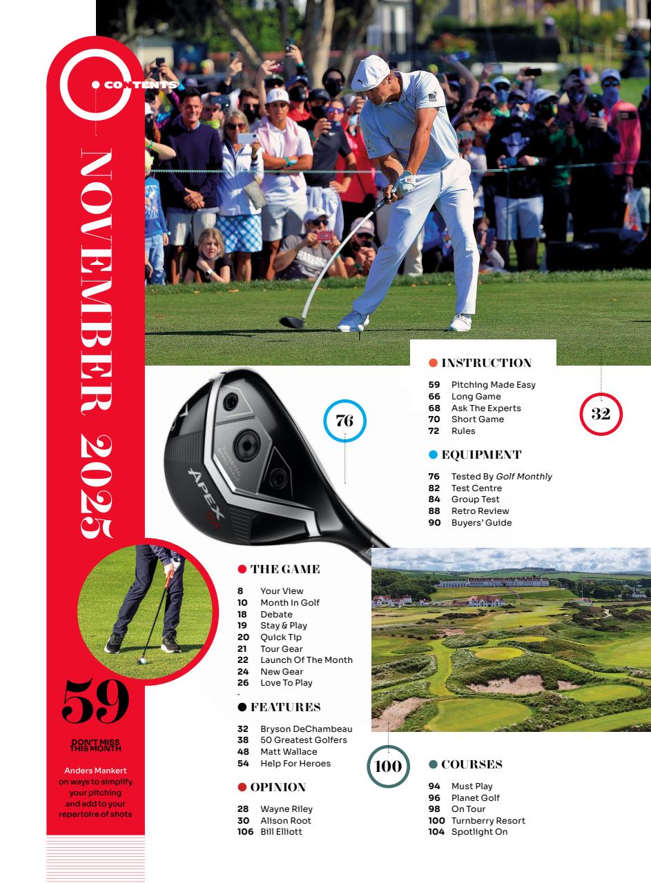 Golf Monthly Preview Pages