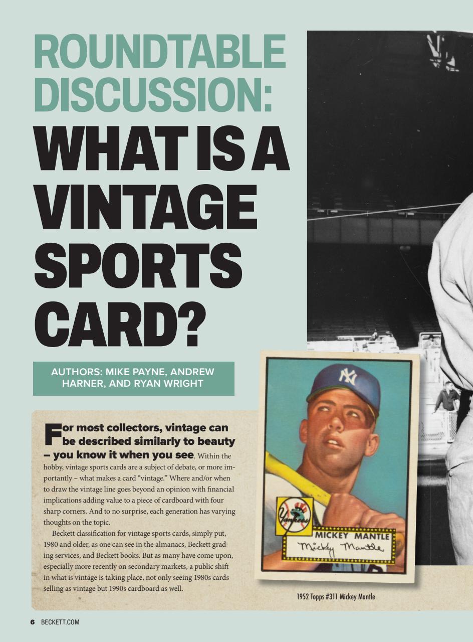 Beckett Baseball Magazine Preview Pages