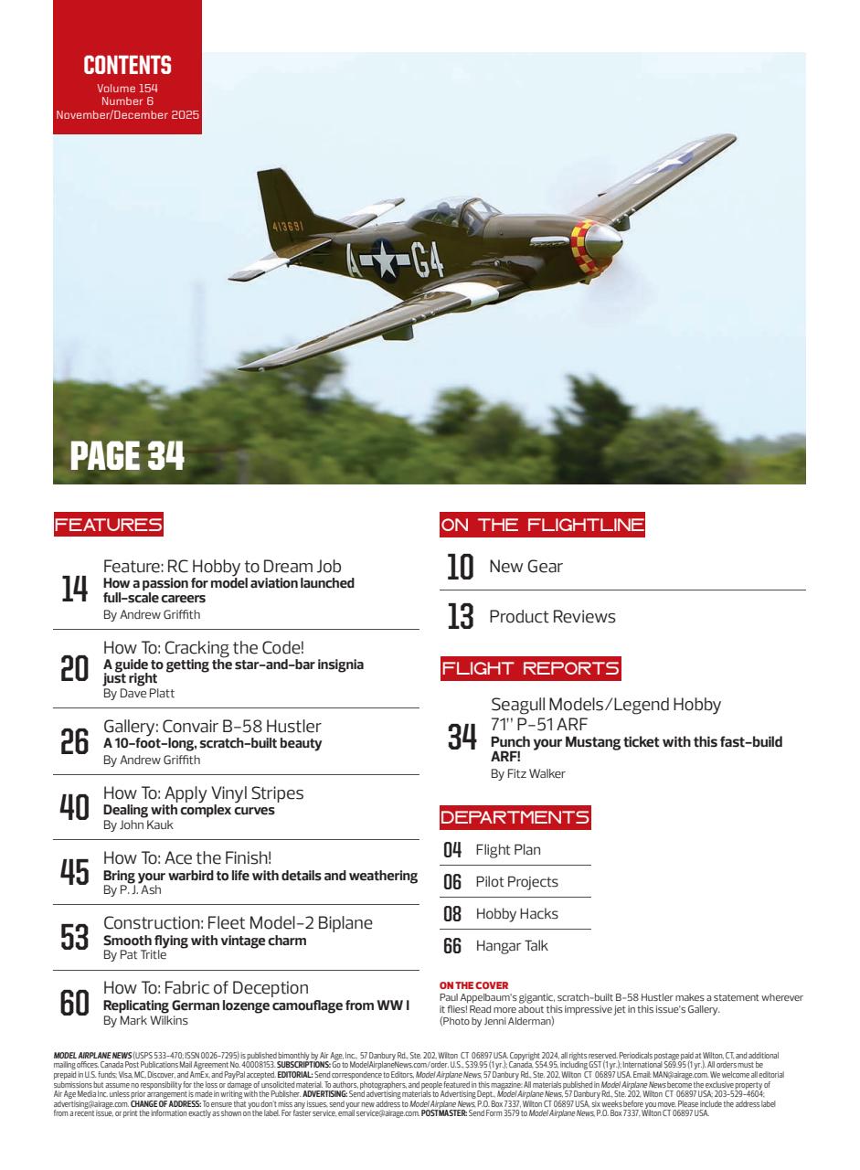 Model Airplane News Preview Pages