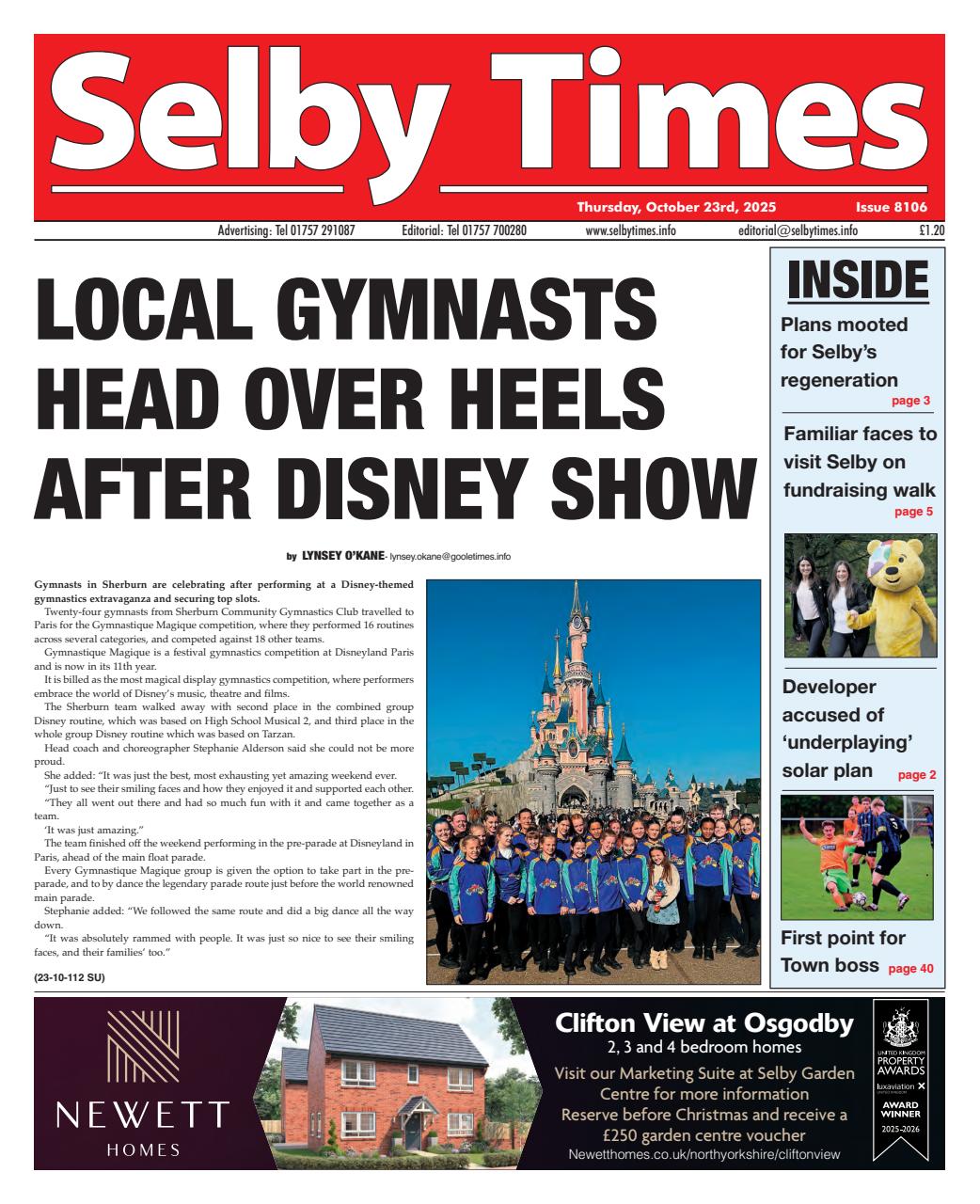 Selby Times Preview Pages