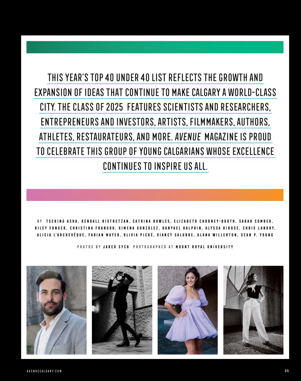 Avenue Calgary Preview Pages