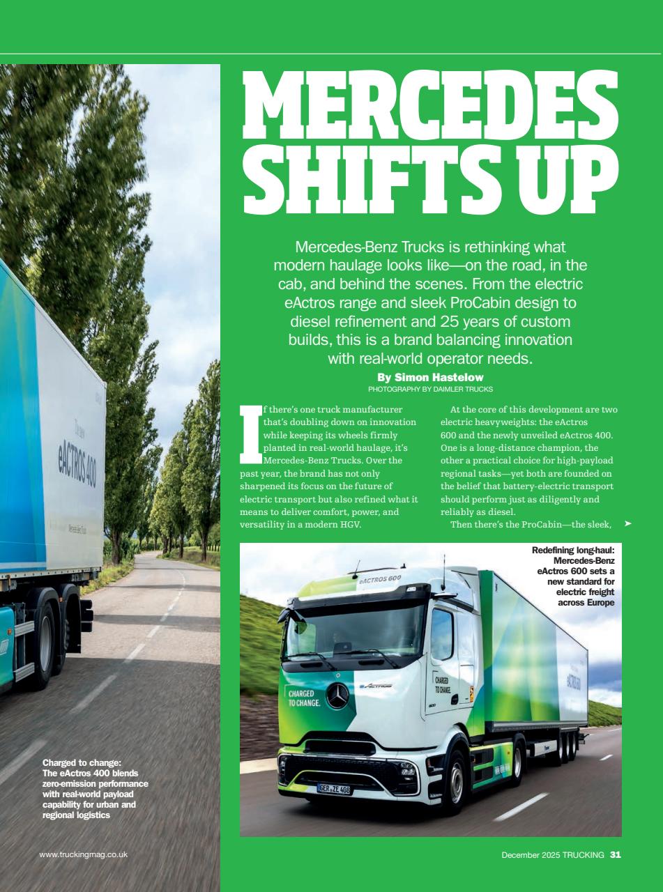 Trucking Magazine Preview Pages