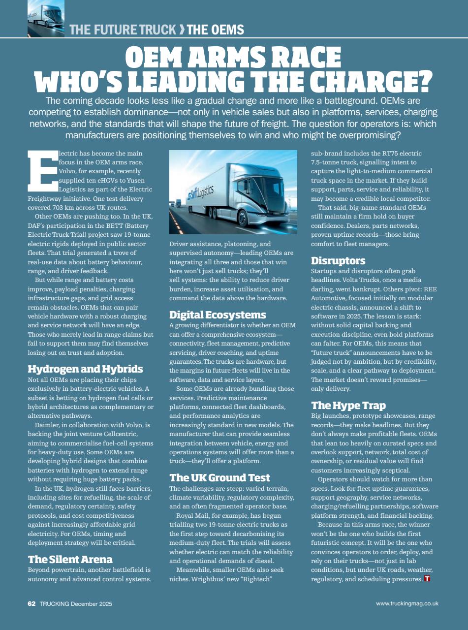 Trucking Magazine Preview Pages