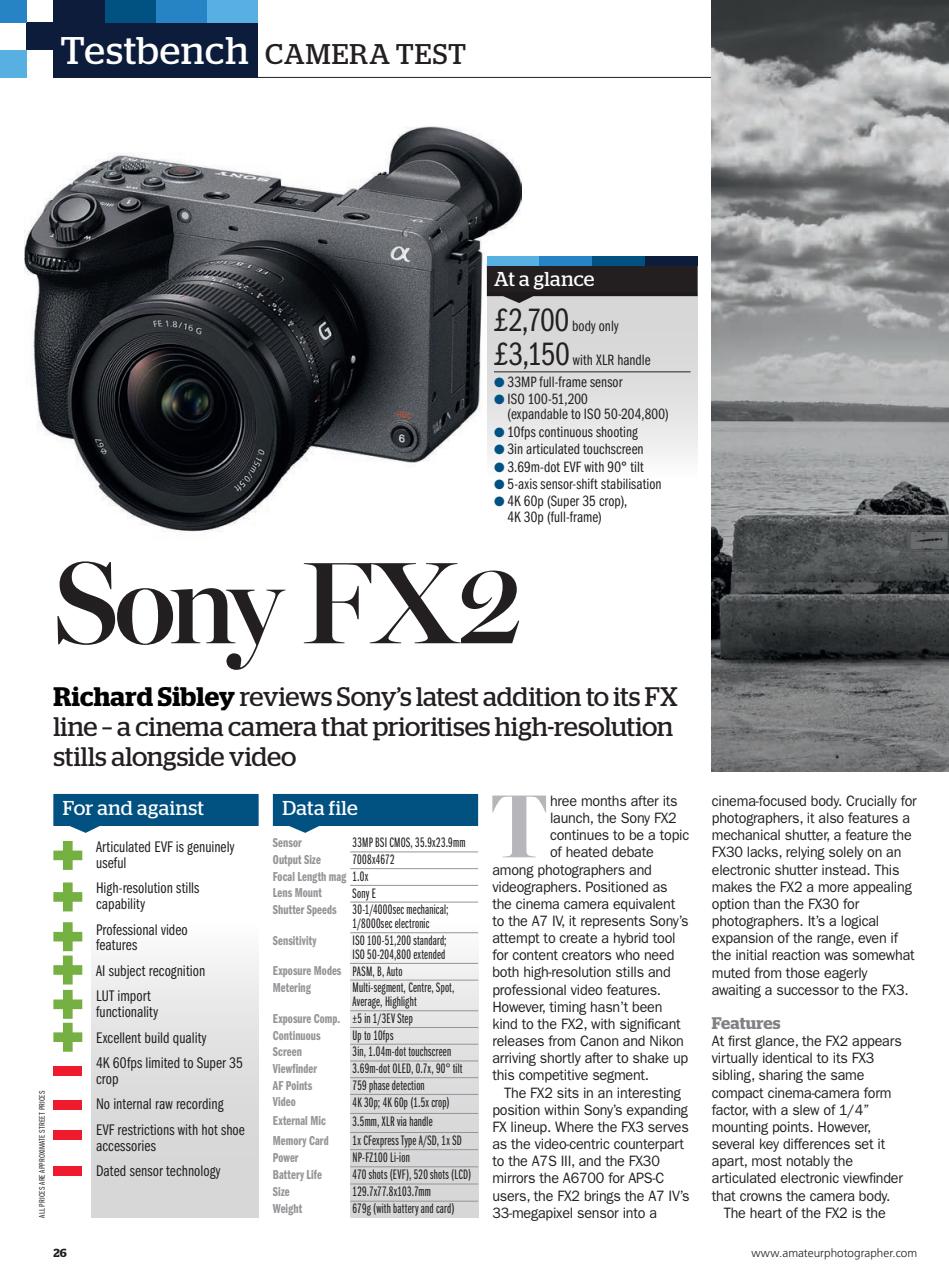 Amateur Photographer Preview Pages