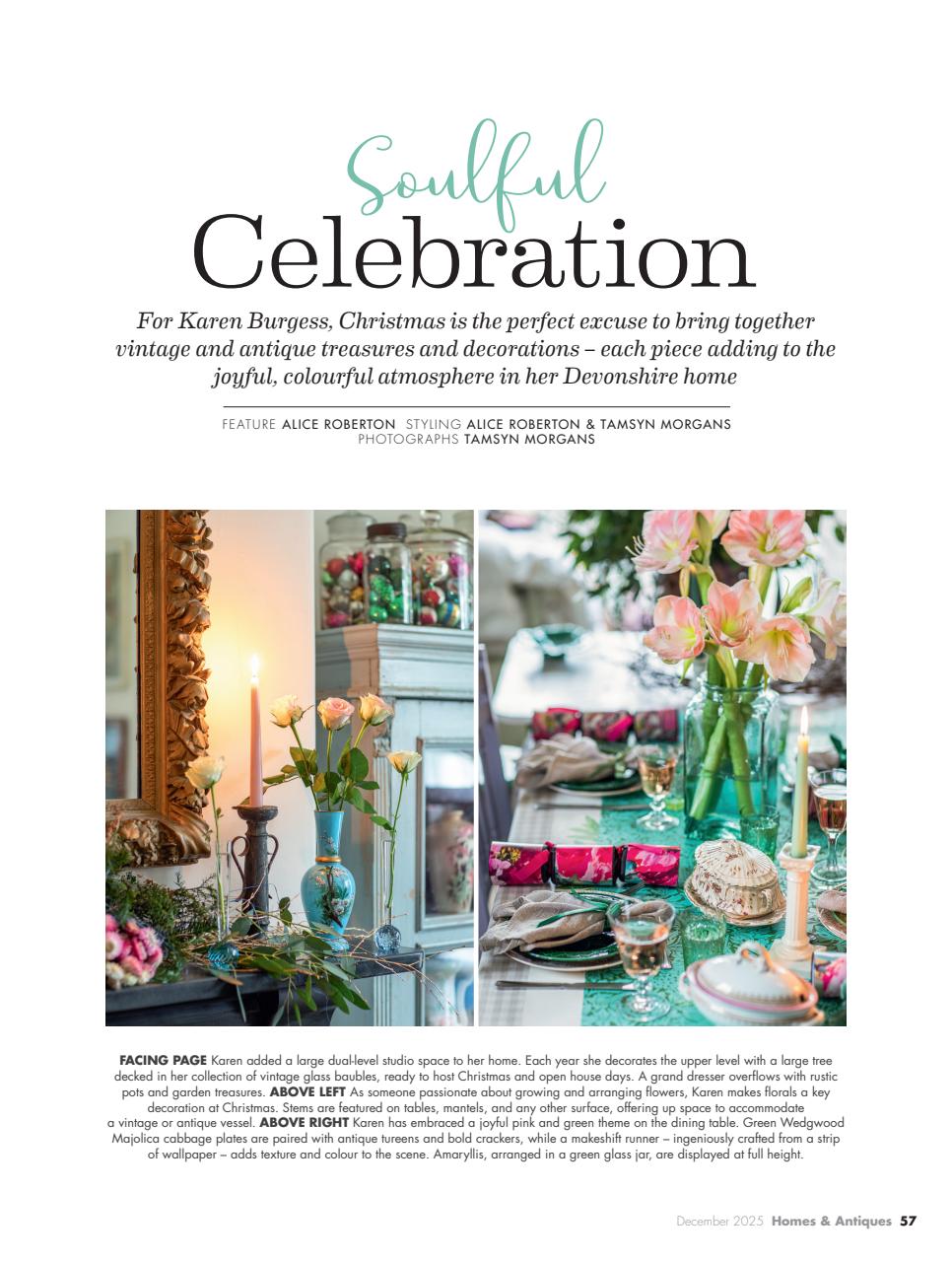 Homes & Antiques Magazine Preview Pages