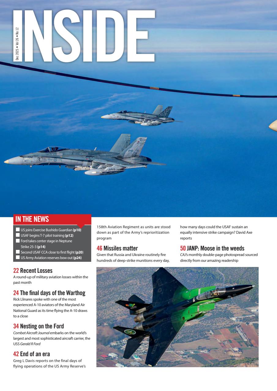 Combat Aircraft Journal Preview Pages