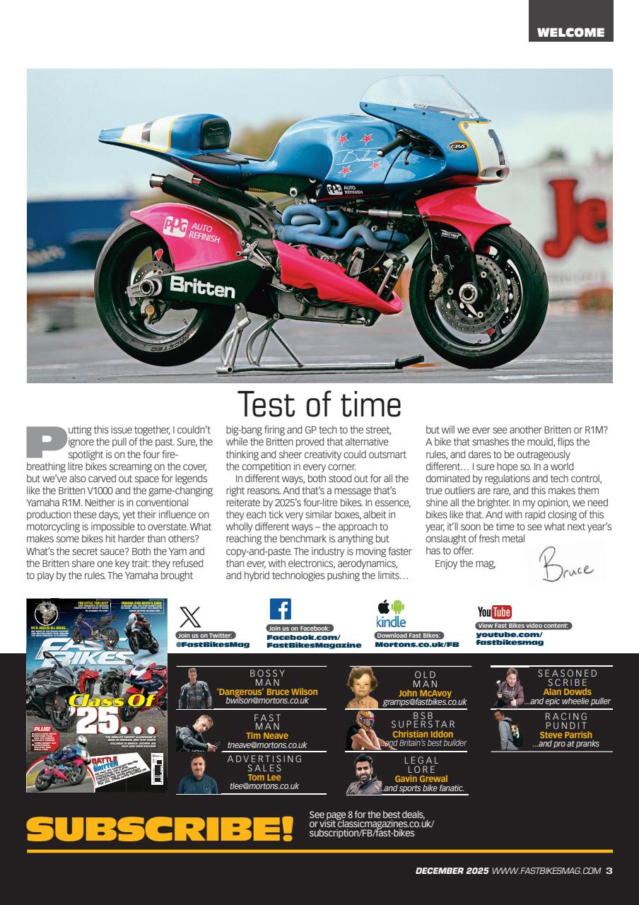 Fast Bikes Preview Pages