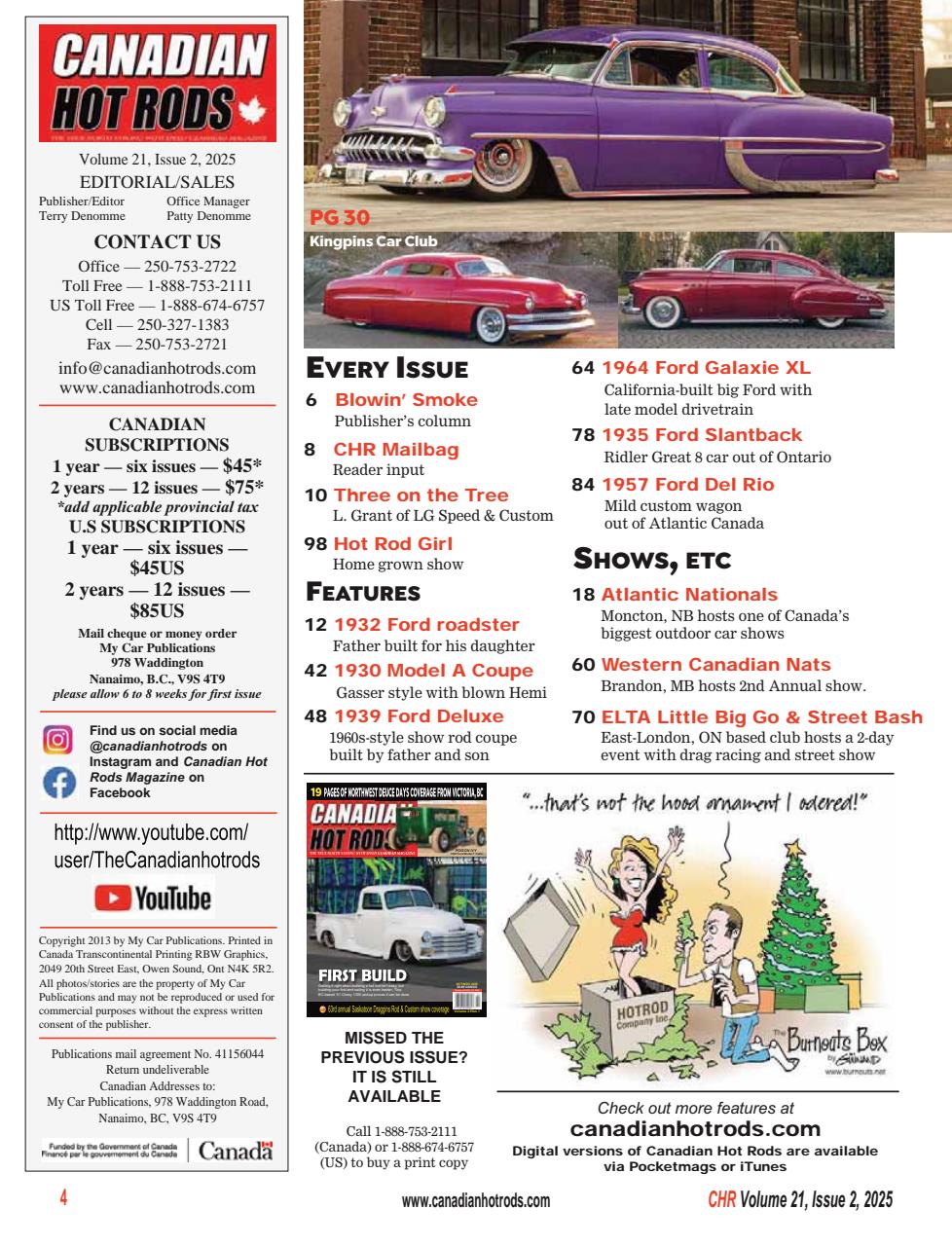 Canadian Hot Rods Preview Pages
