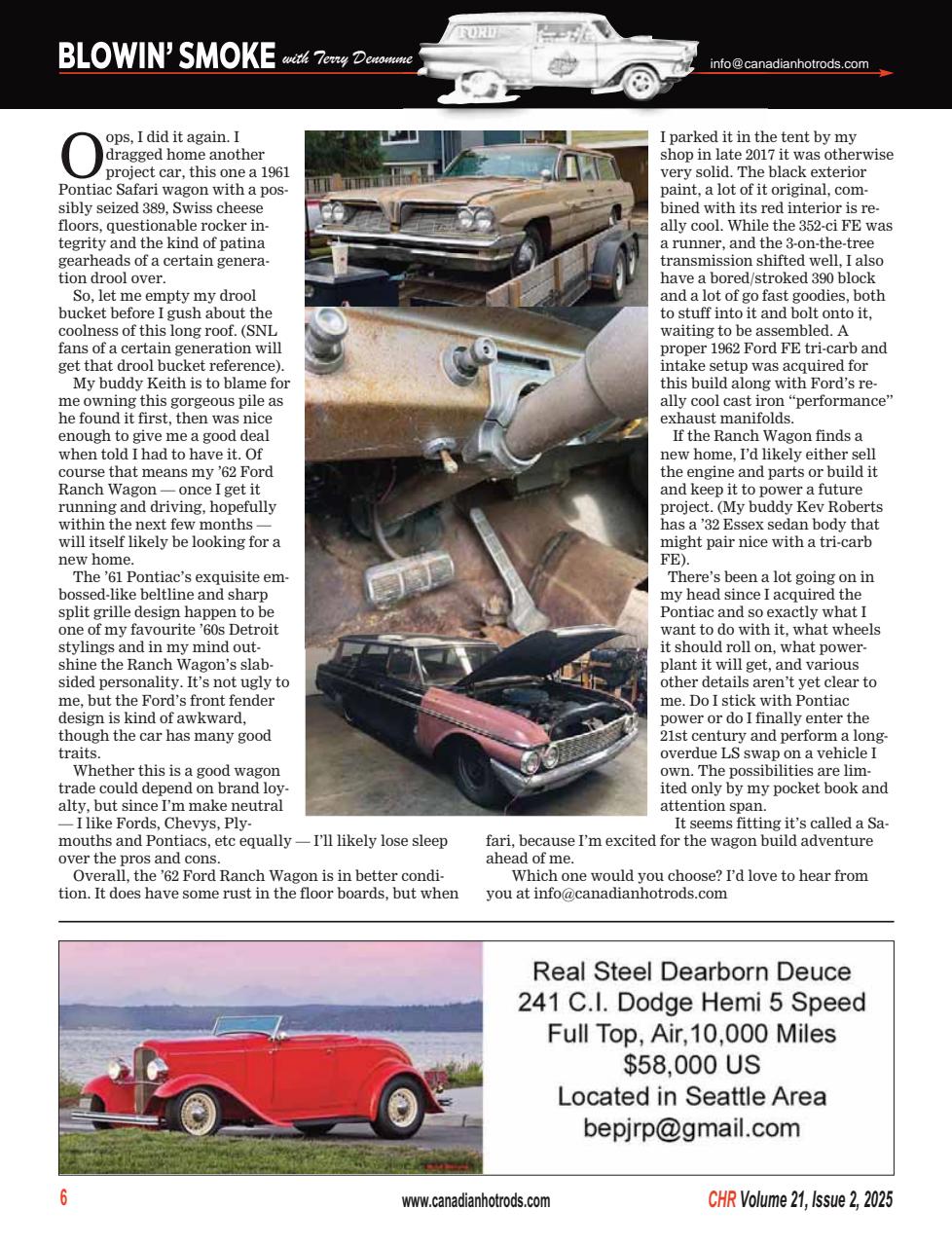 Canadian Hot Rods Preview Pages