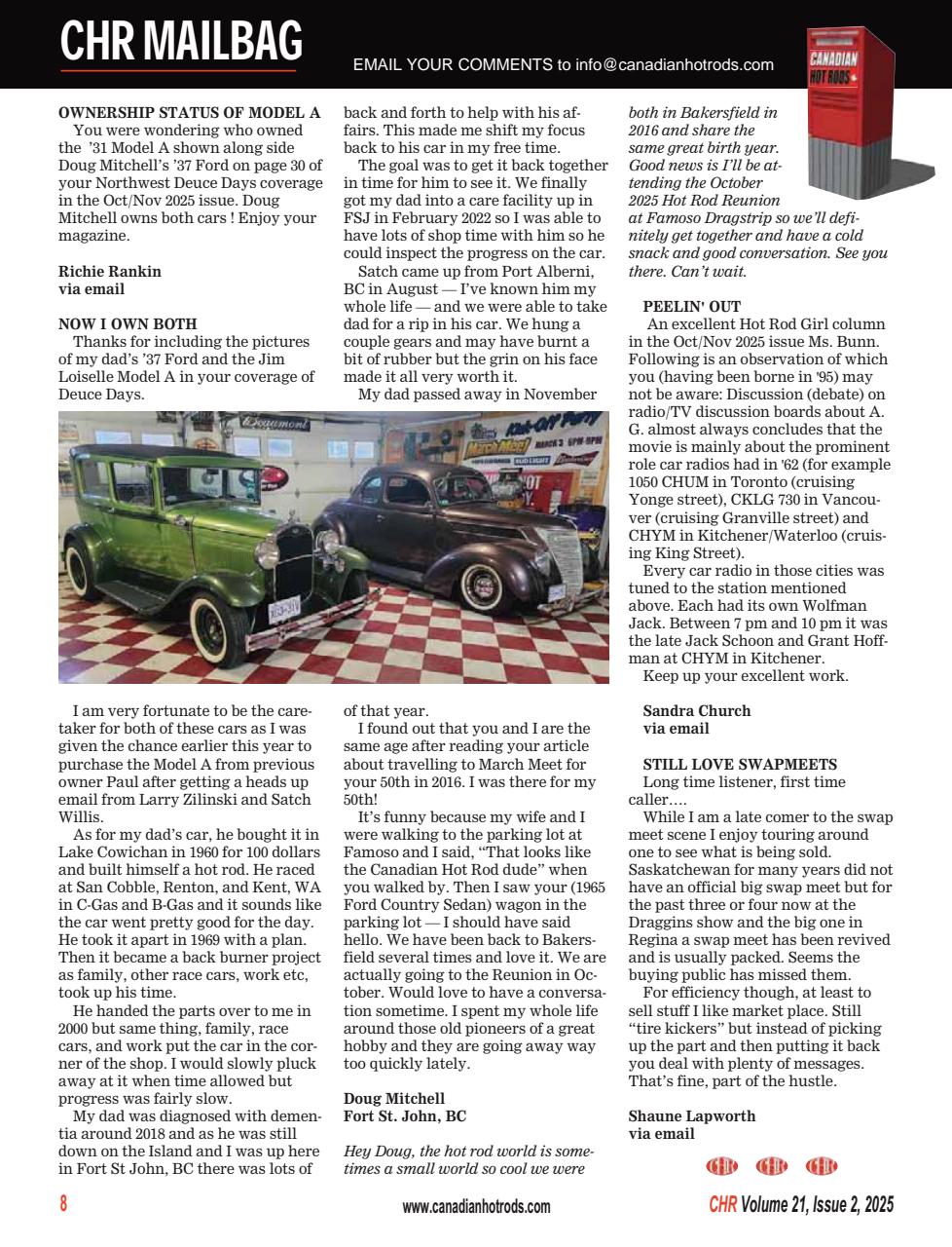 Canadian Hot Rods Preview Pages