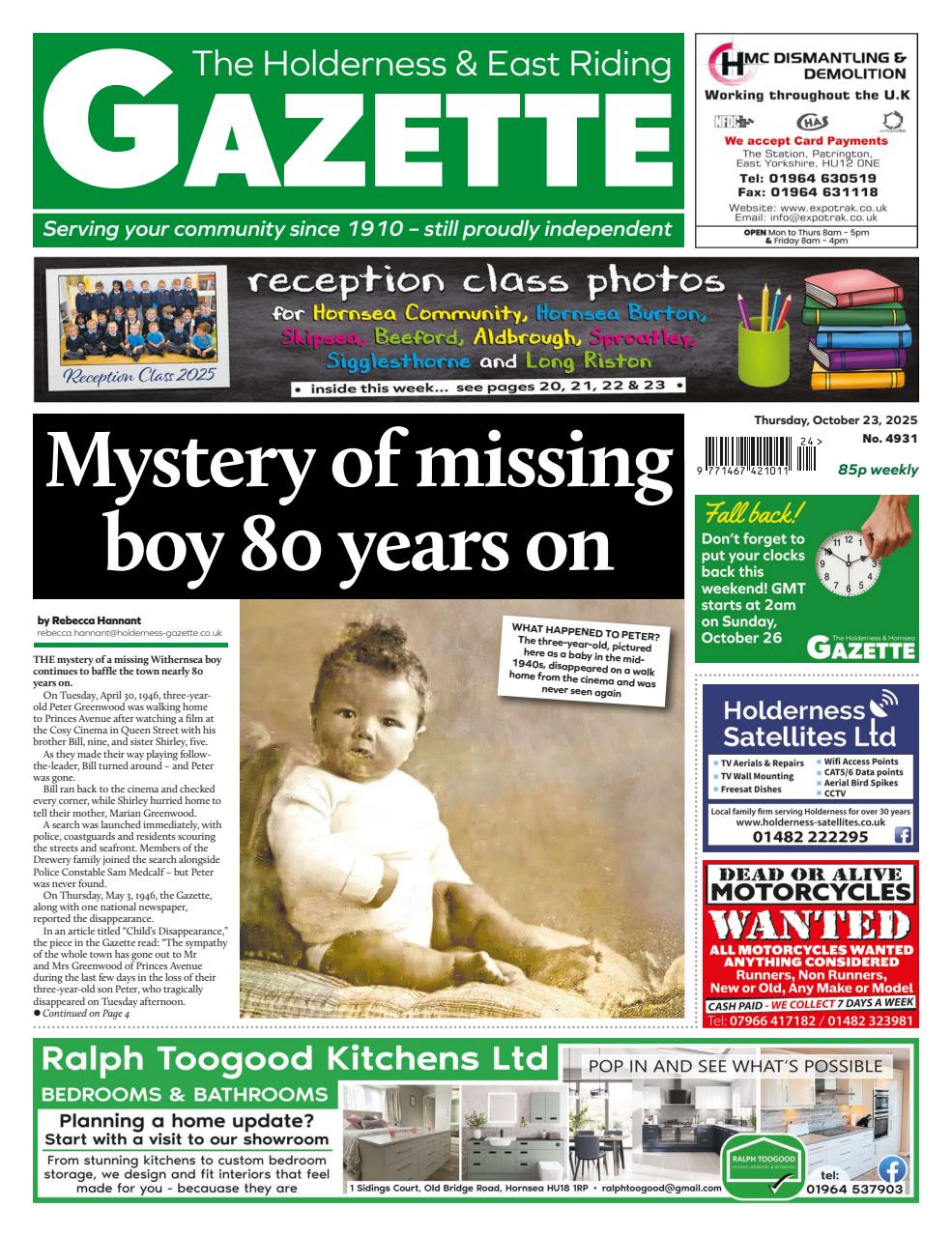 The Holderness & Hornsea Gazette Preview Pages