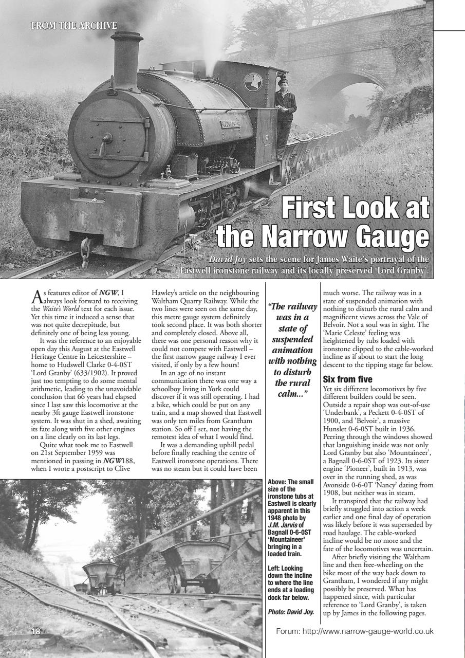 Narrow Gauge World Preview Pages