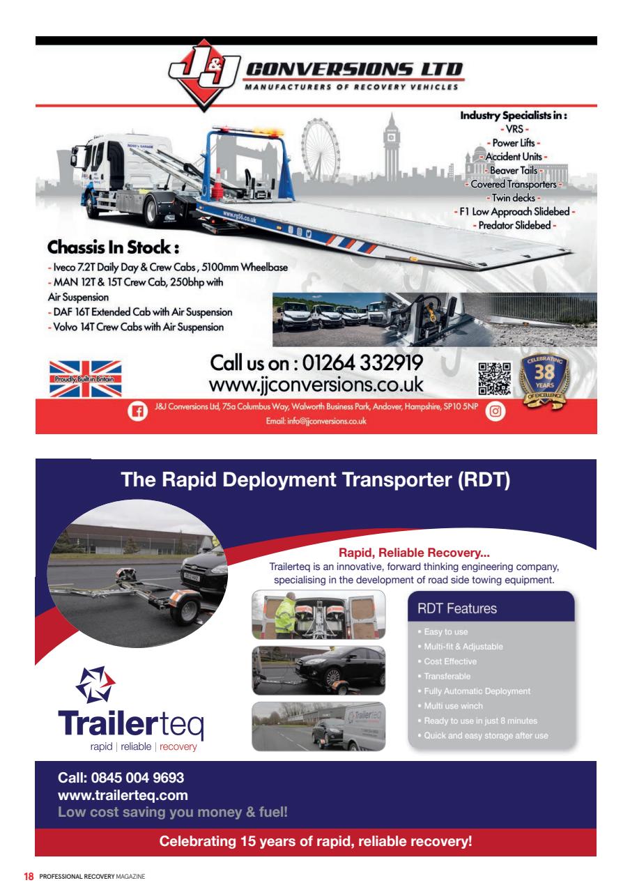 Professional Recovery Magazine Preview Pages