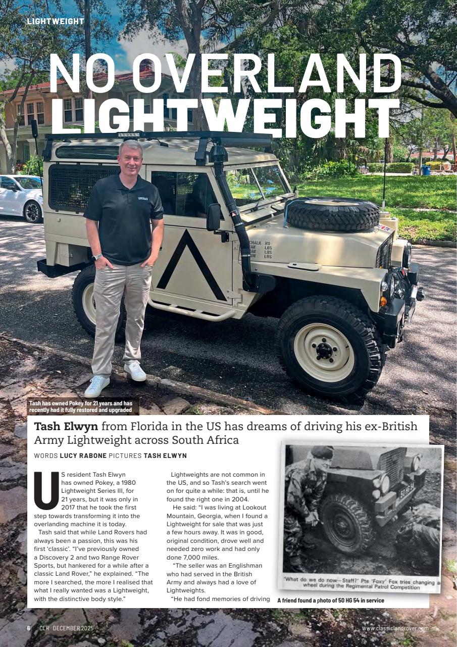 Classic Land Rover Magazine Preview Pages
