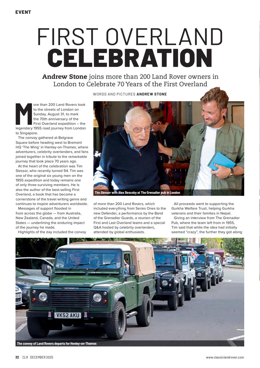 Classic Land Rover Magazine Preview Pages