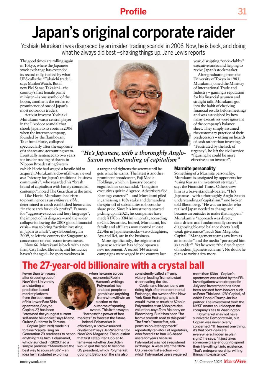 MoneyWeek Preview Pages